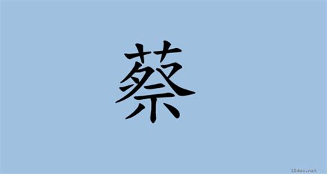 蔡 筆畫數|漢字:蔡 (注音: (一)ㄘㄞˋ,部首:艸) 